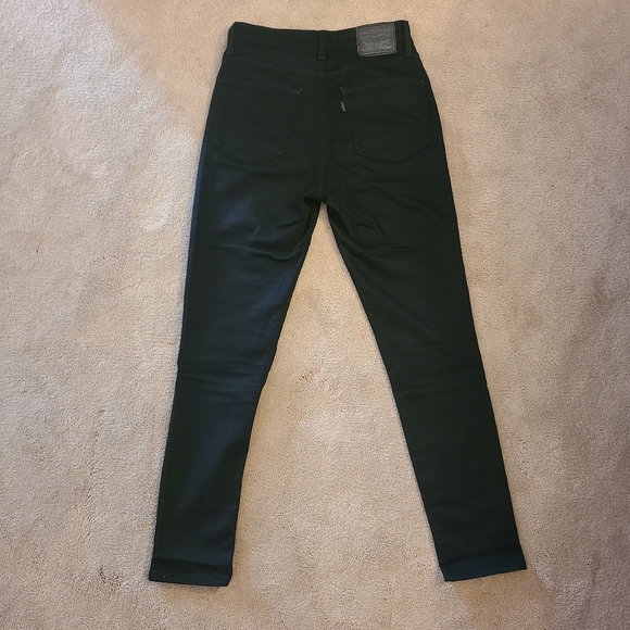 721 Black Levi High Rise Skinny Jeans - Picture 3 of 5